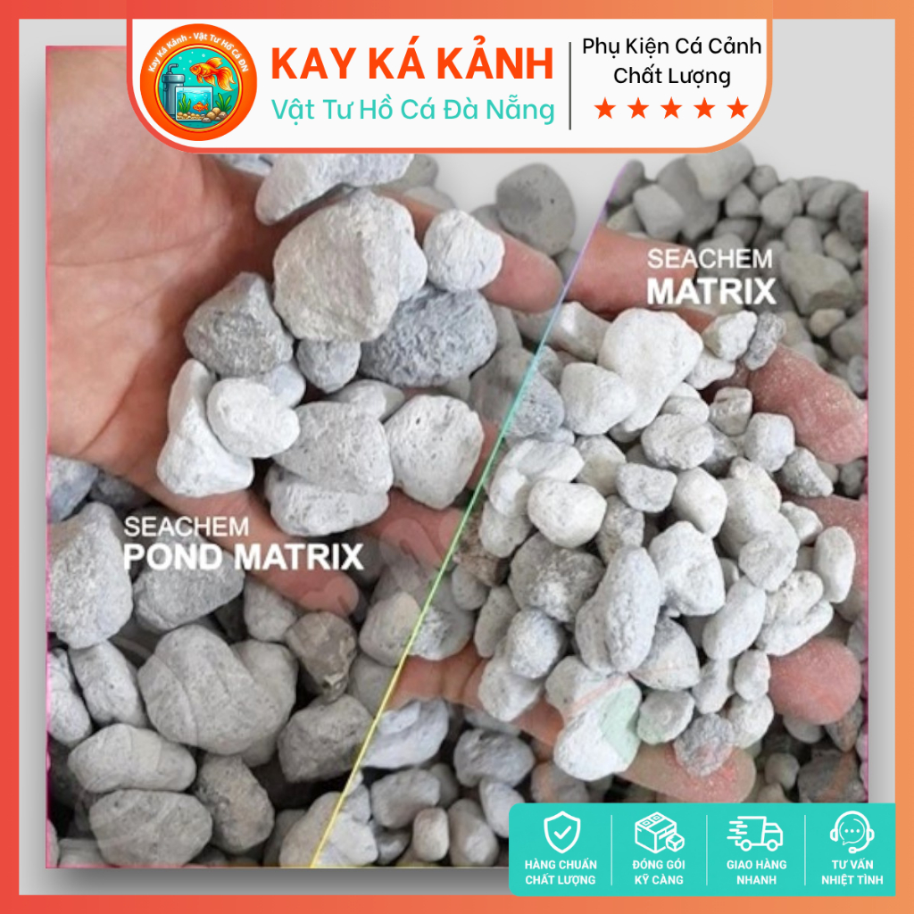 [Matrix Pond + Túi Lưới] Matrix Pond ( Hạt To ) - Vật liệu lọc hồ cá  cho bể cá cảnh, thuỷ sinh