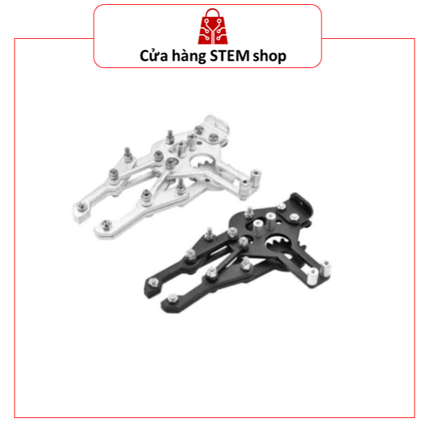 Khung giá đỡ servo kim loại CNC mô phỏng cánh tay robot – Phụ kiện tay gắp robot MG995, MG996, DS321