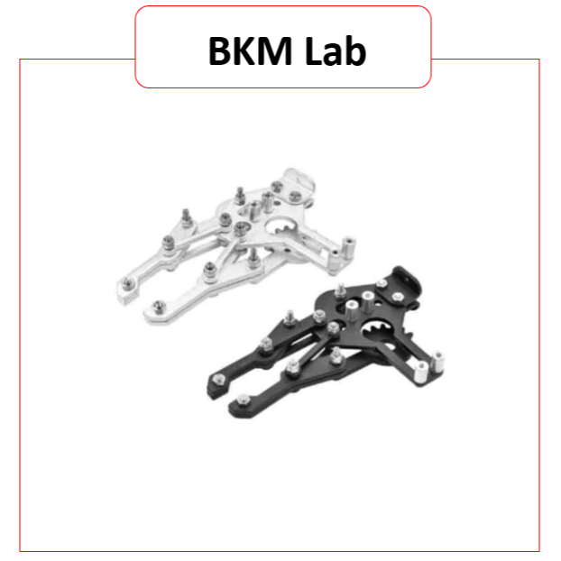 Khung giá đỡ servo kim loại CNC mô phỏng cánh tay robot – Phụ kiện tay gắp robot MG995, MG996, DS321