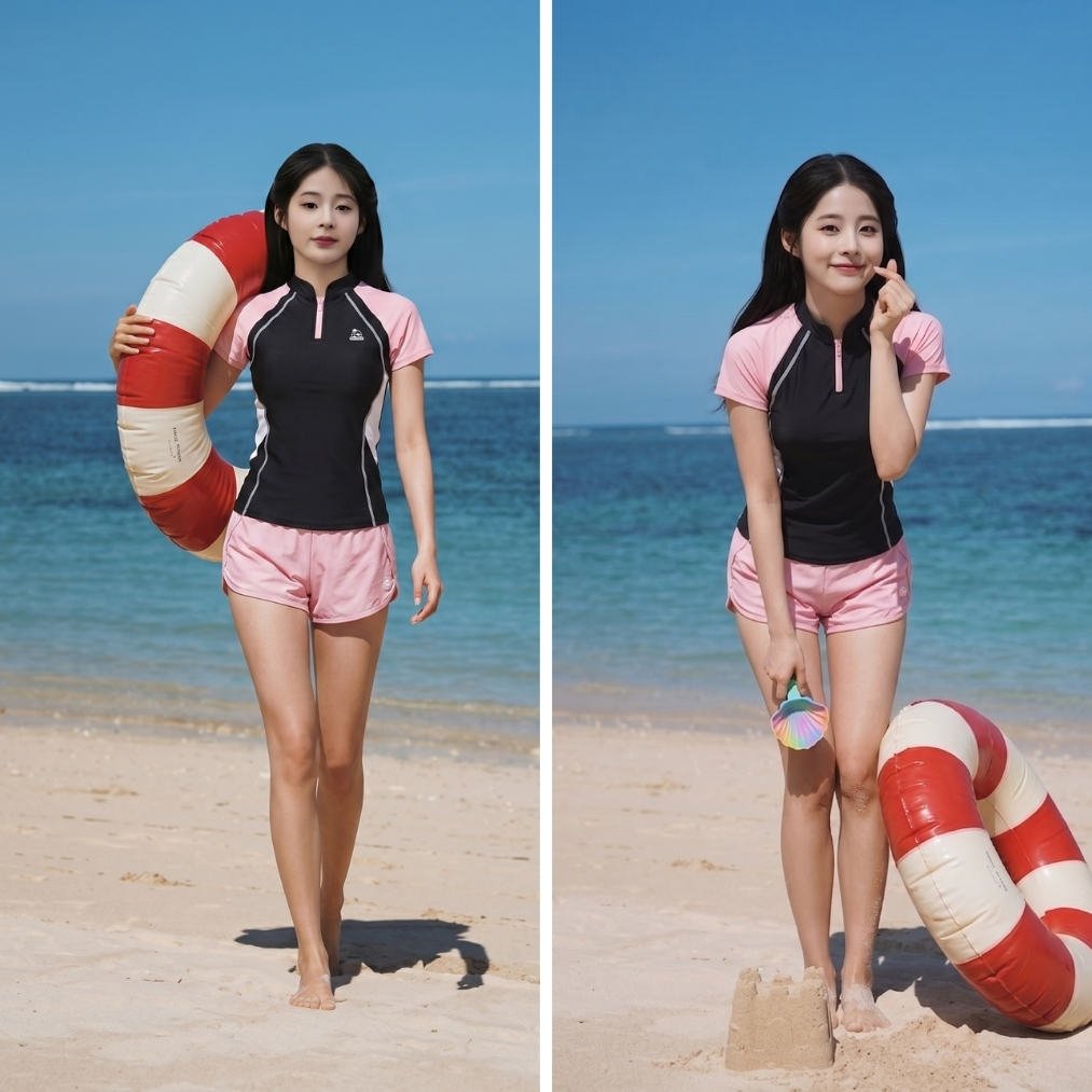 Bộ bikini nữ kín đáo quần 2 lớp thoải mái vận động đi biển - Bikini Passport - BS572_PK | BigBuy360 - bigbuy360.vn