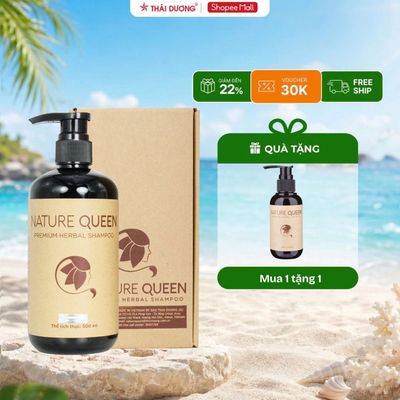 Dầu gội thảo dược cao cấp Nature Queen Sao Thái Dương 100ml, 500ml - Sao Thái Dương