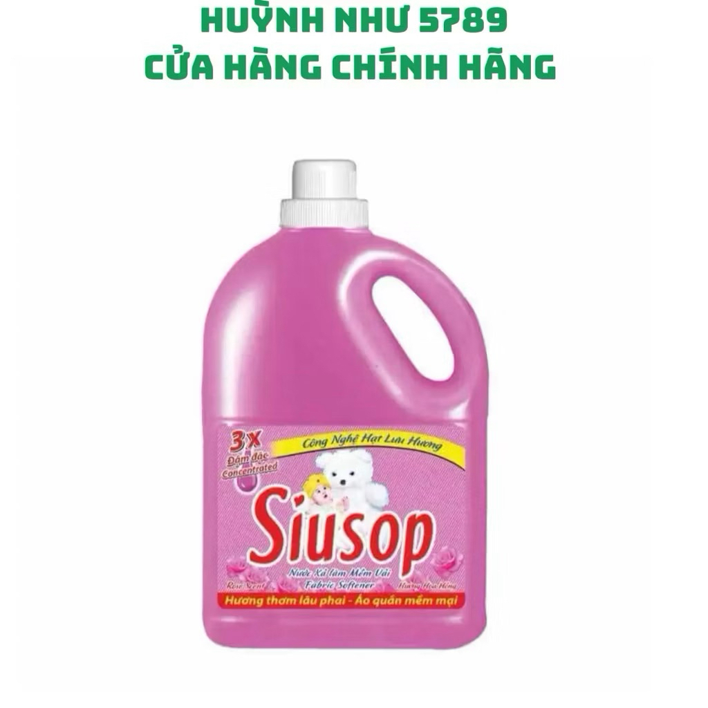 [CHÍNH HÃNG]Nước xả Siusop hoa hồng, 3.6kg