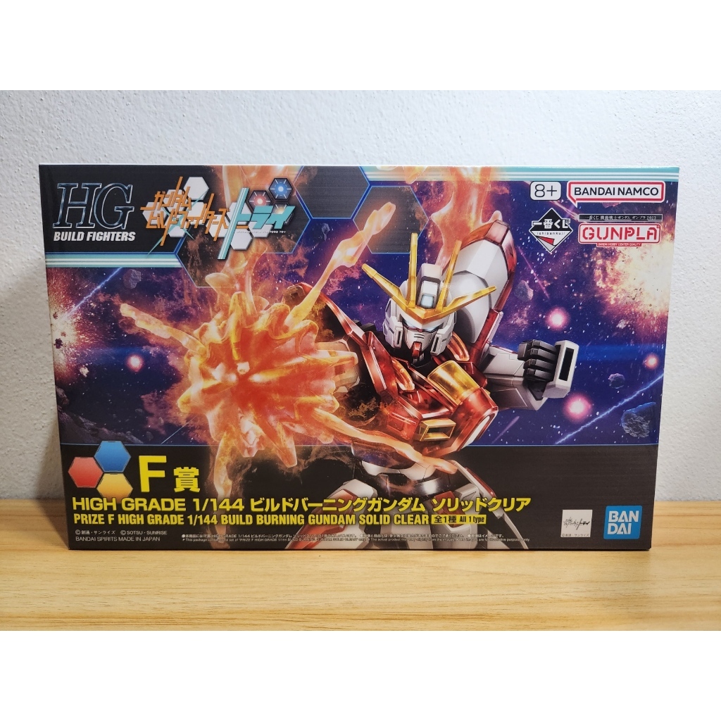 HG BF 1/144 Build Burning Gundam - Solid Clear