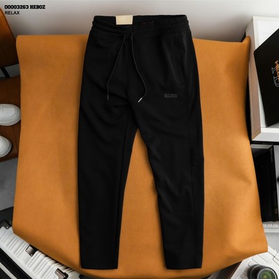 Quần dài thun nam HEBOZ poly relax 2M, quần thể thao siêu co giãn thoáng khí - 00003263