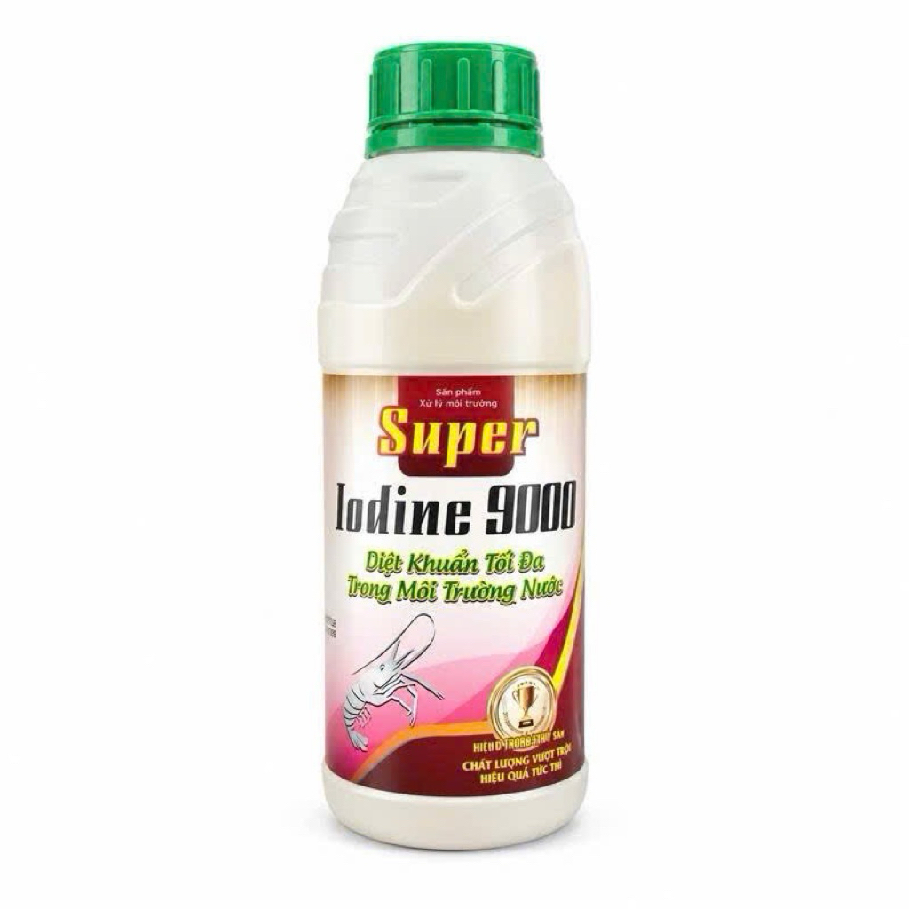 SUPER IODINE 9000- DIỆT KHUẨN TỐI ĐA TRONG MÔI TRƯỜNG NƯỚC