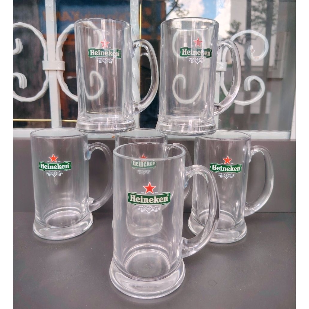 BôLy thủy tinh uống bia Heineken 350ml - ly thủy tinh uống bia