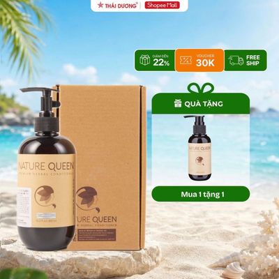 Dầu xả dược liệu Nature Queen chai 480ml - Sao Thái Dương