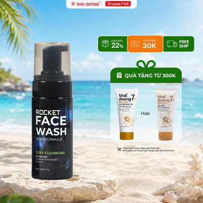 Bọt rửa mặt Rocket ( Rocket Face Wash ) 100ml - Sao Thái Dương