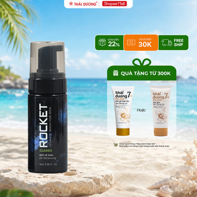 Bọt vệ sinh Rocket 100ml dành cho nam giới - Sao Thái Dương