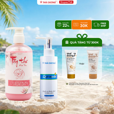 COMBO Sữa tắm Tây Thi 500ml và Dung dịch vệ sinh phụ nữ Quý Phi Vip