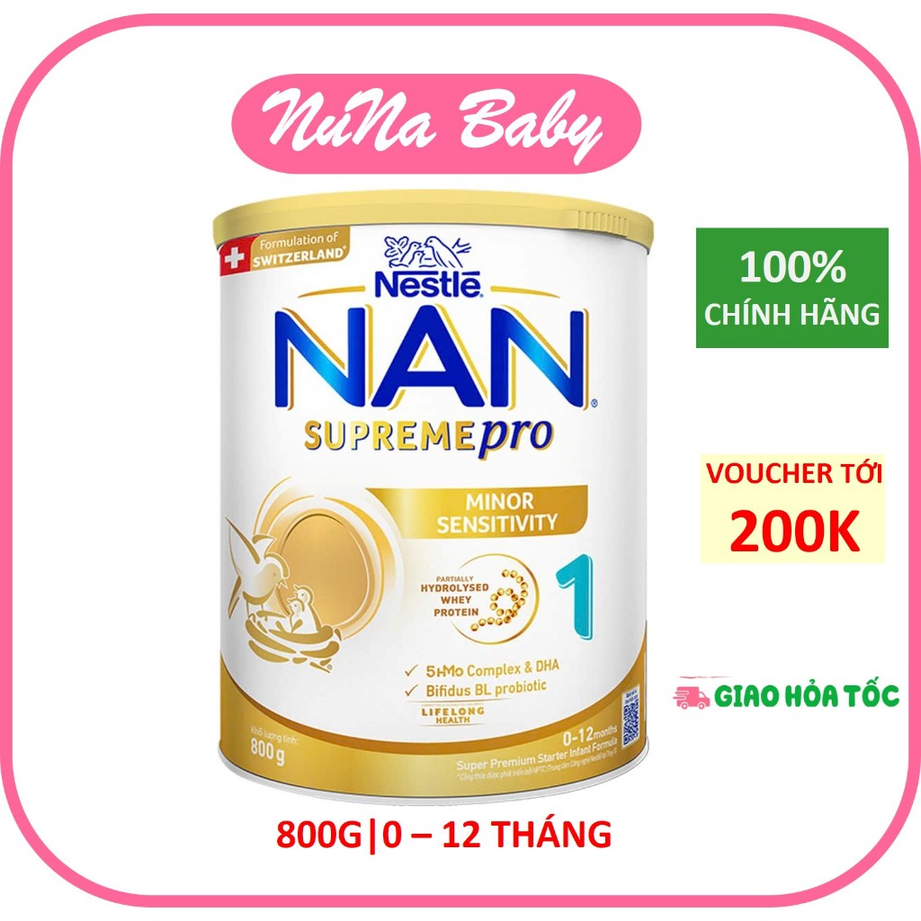 Sữa bột NAN SUPREME PRO 1 800G/400G