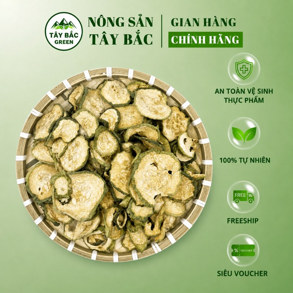 Bí Đao Sấy Khô Tây Bắc Green – Bí Đao Tự Nhiên Sấy Khô, Nguyên Liệu Nấu Nước Giải Khát