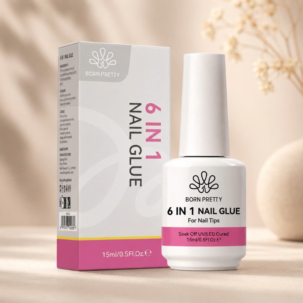 Glue gel 6in1 Born Pretty mẫu mới