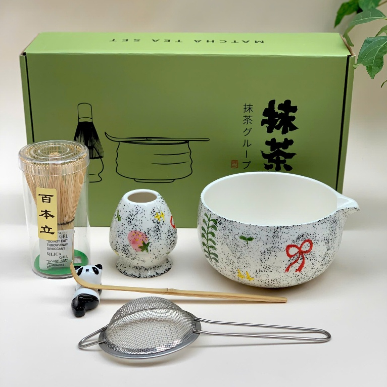 KYOTO - DỤNG CỤ PHA MATCHA - CHAWAN, CHASEN HOLDER - BÁT ĐÁNH MATCHA, ĐẾ DỰNG CHỔI CHASEN