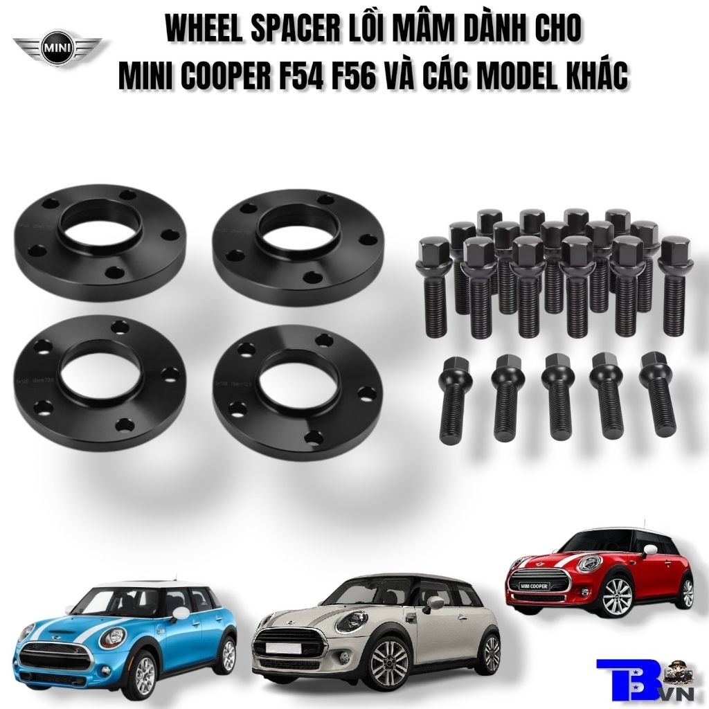 WHEEL SPACER LỒI MÂM CHO XE MINI COOPER F54 F56 VÀ CÁC ĐỜI [TRANBONVN]