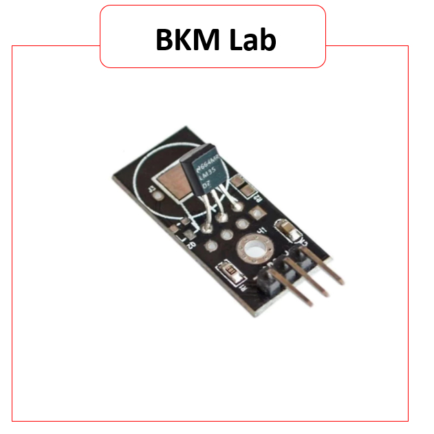 Cảm Biến Nhiệt Độ LM35 Module Analog – Đo Nhiệt Độ Chính Xác Cho Arduino / ESP32 / STM32