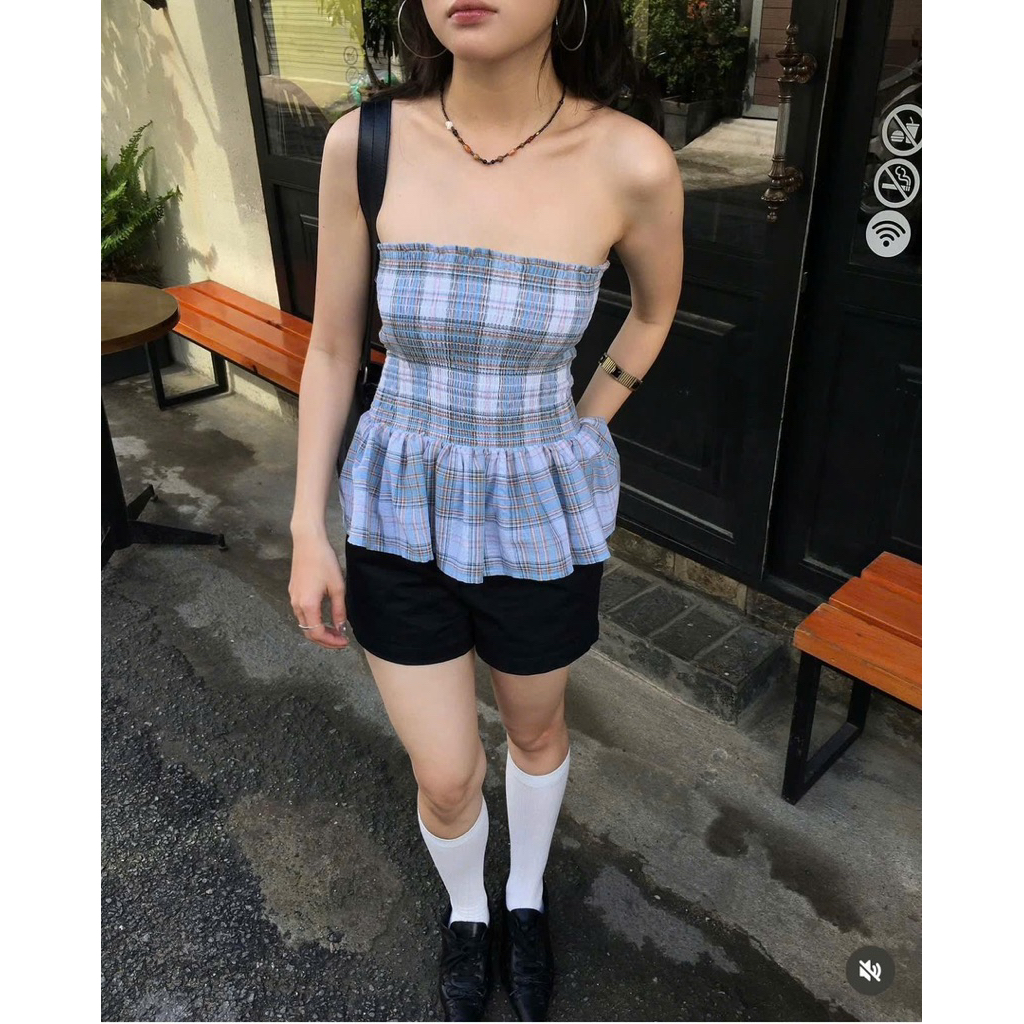 BEGIN TOP | Áo croptop bo chun