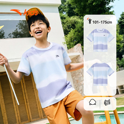Anta Kids Áo Thun Thời Trang Thể Thao Dành Cho Bé Trai Và Bé Gái A72628107