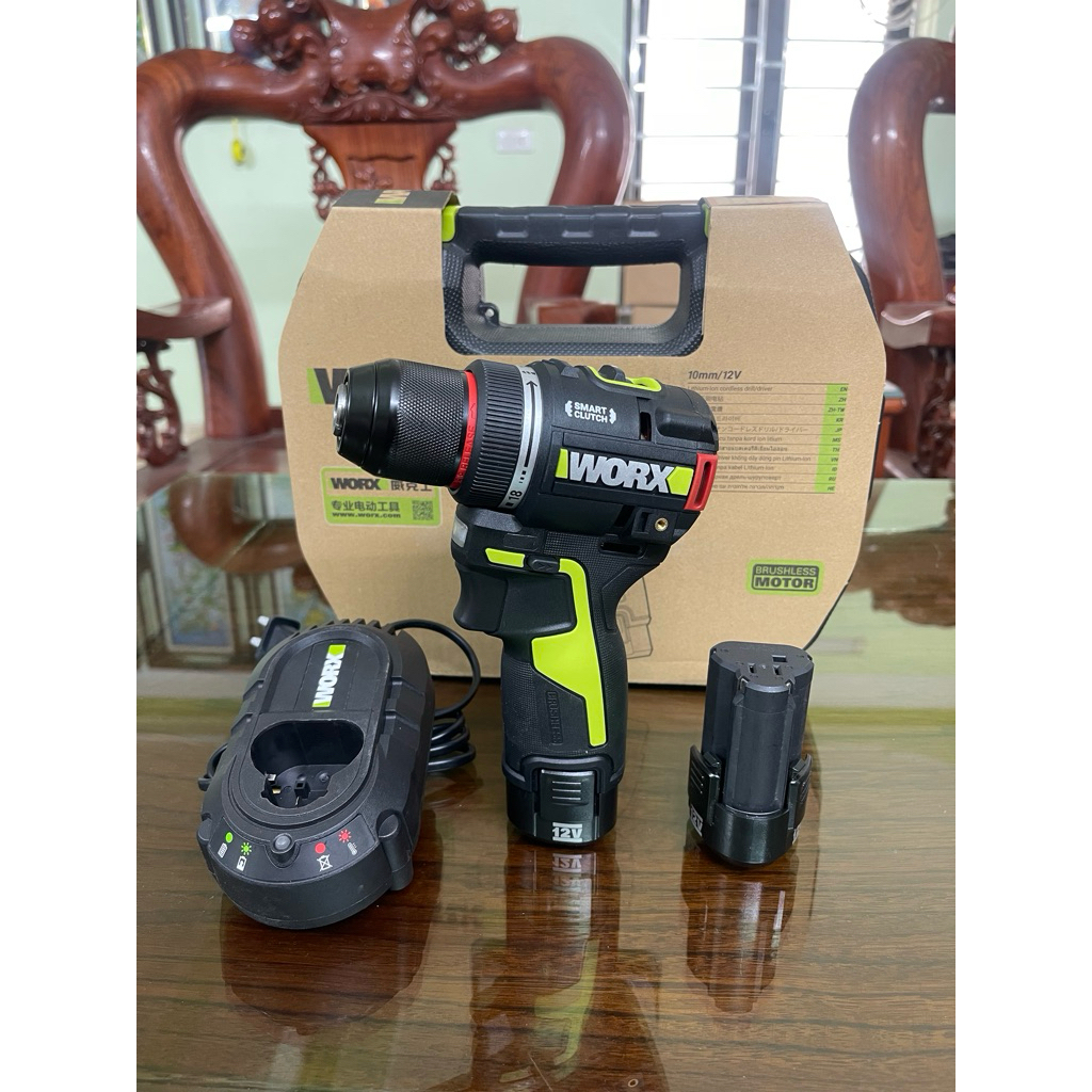 Máy khoan dùng pin 12V WORX WU135 chính hãng