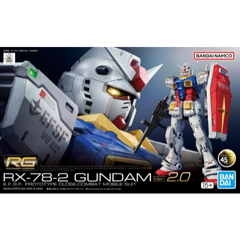 [CÓ SẴN] - Bandai RG RX-78-2 Gundam Ver 2.0