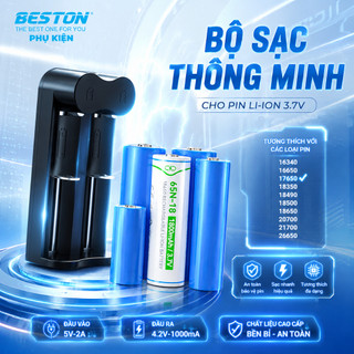 Bộ sạc pin Beston M7001 sạc cho các dòng pin 3.7V (18650,21700,26650...)