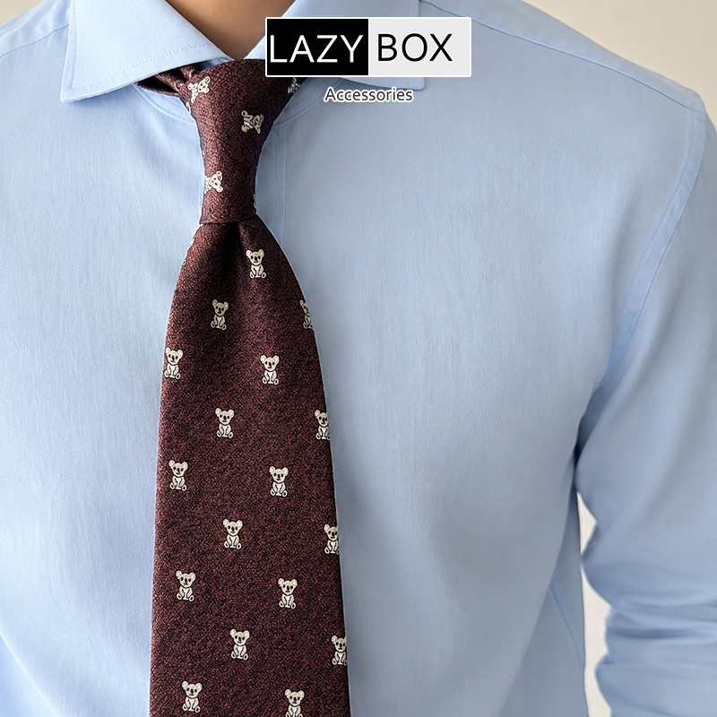 Hàng mới về Cà vạt caravat cho nam tie LAZYBOX công sở, Sartorial guys ( bản 7.5-8cm)