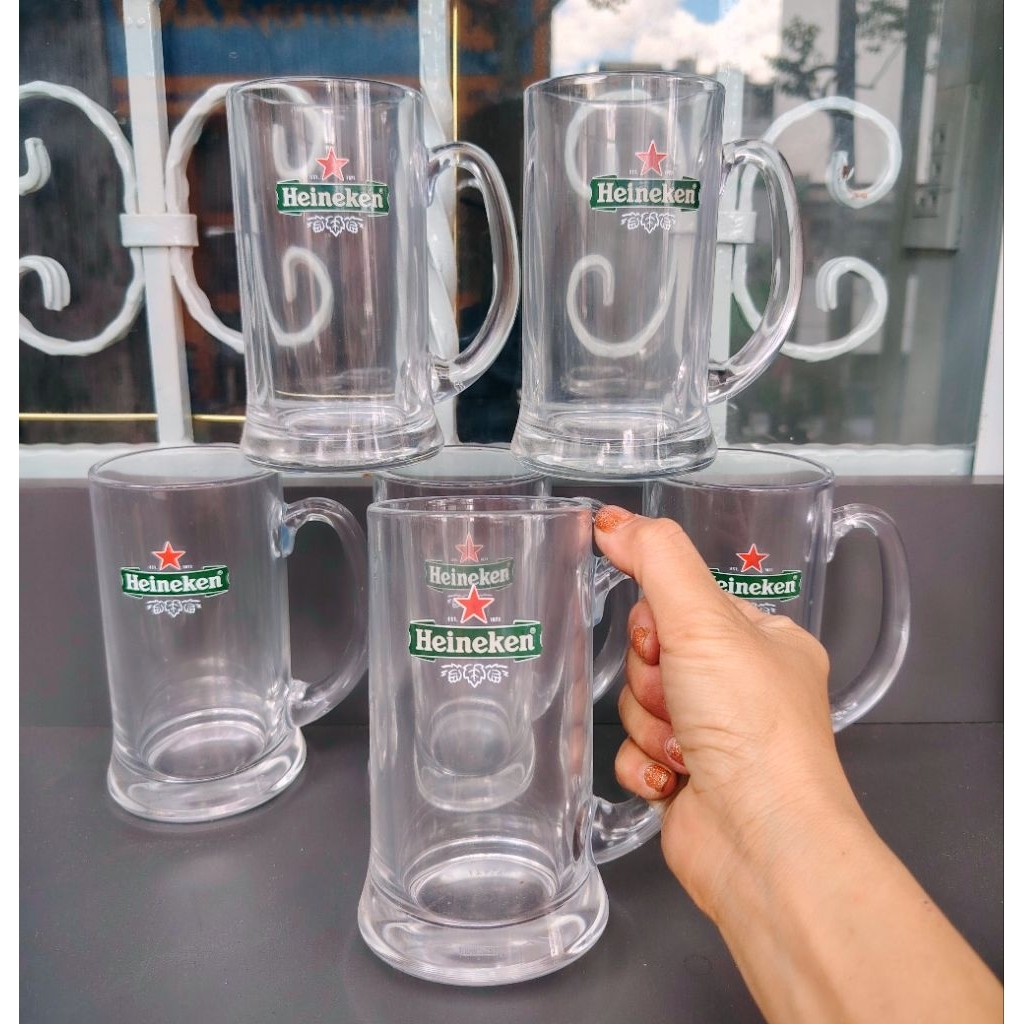 Bộ 6 ly bia thủy tinh quà tặng Heineken - ly bia Heineken