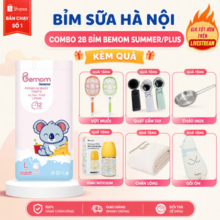 (KÈM QUÀ)Combo 2B BEMOM Tặng Chảo Inox GOOBY, Balo,Gối Ôm, Bình Ủ Cháo, Dán/Quần đủ size NB>XXXXL