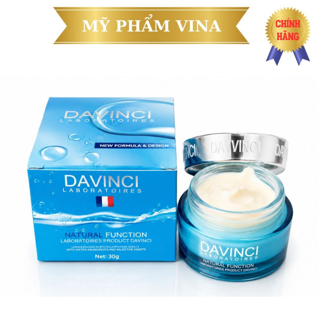 ( CHÍNH HÃNG hộp xanh) KEM DAVINCI TRẮNG DA NÁM 30G  (xanh)
