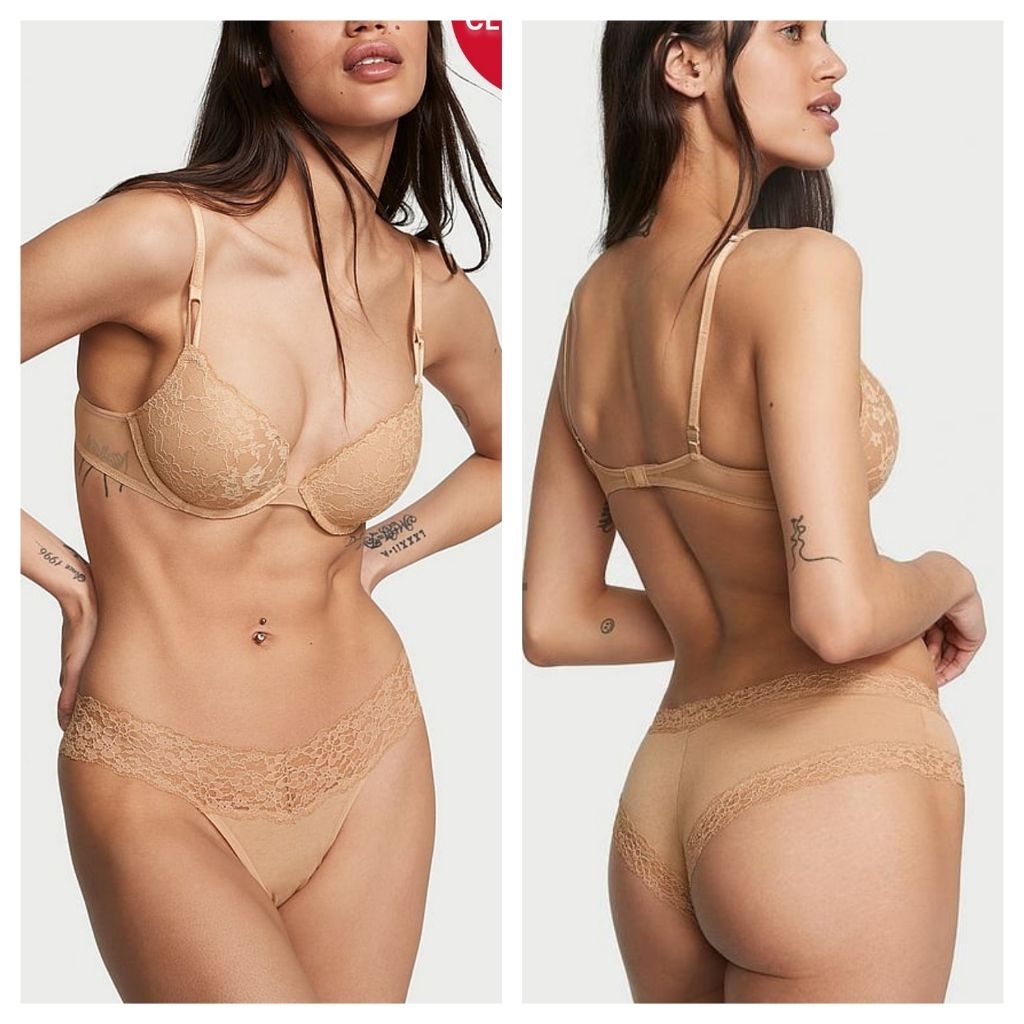 Áo ngực Victoria’s Secret, nude, nâng push up, auth có sẵn