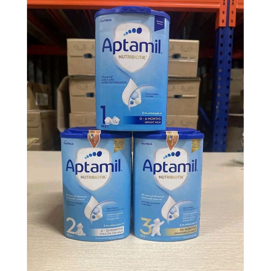 sữa aptamil số 1, 2,3 hạn 12/2026 lon 800g của Đức