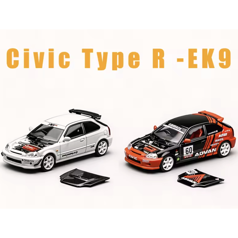 Mô hình ô tô Honda Civic Type R EK9 1:64 MH