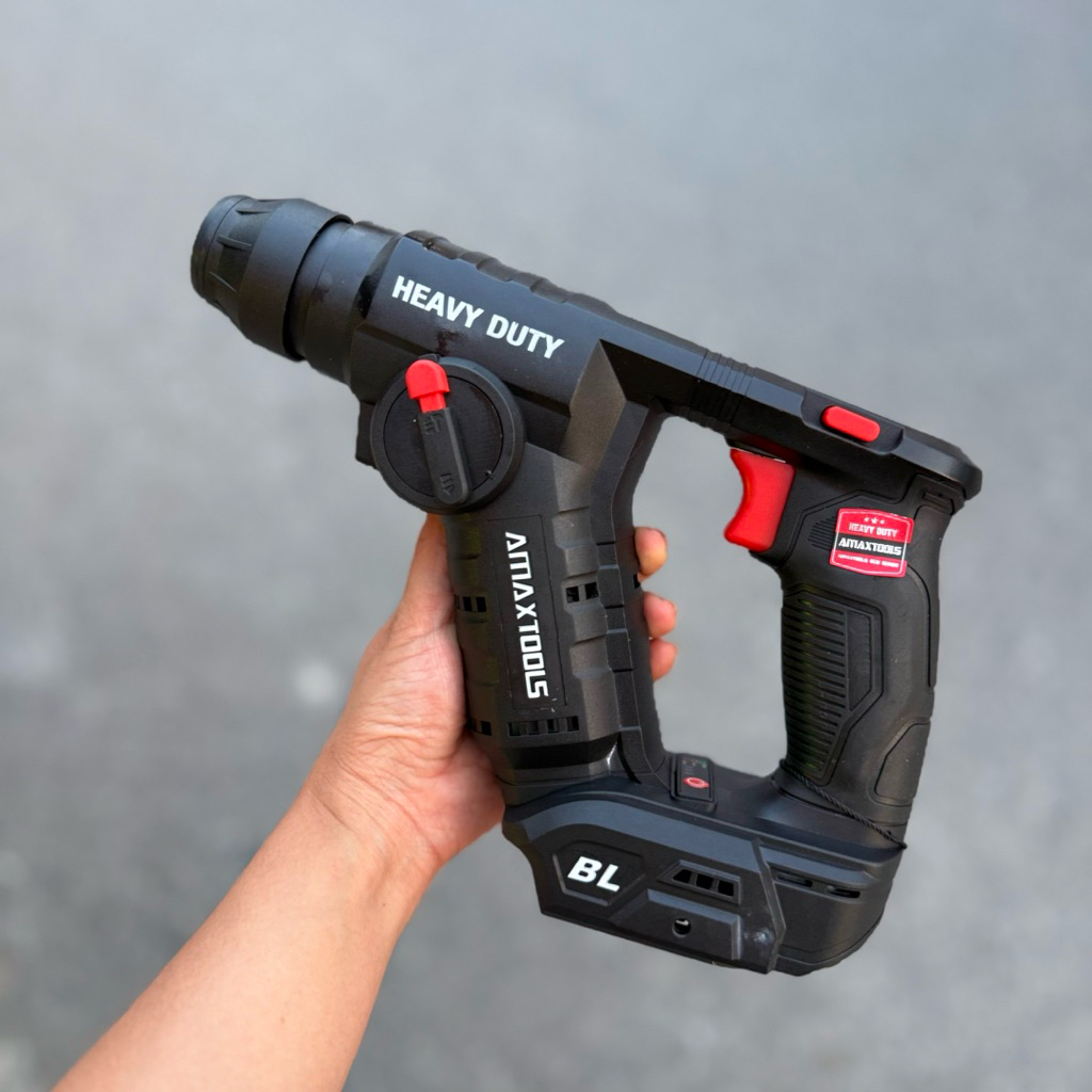 Thân Máy Khoan Bê tông pin Amaxtools A3CN12SM Nhỏ Gọn, Lực Đập 1.7J