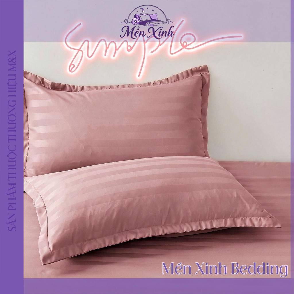 Vỏ Gối Nằm Cotton 3F Bao Gối 50x70 Mềm Êm Chuẩn Khách Sạn Sang Trọng