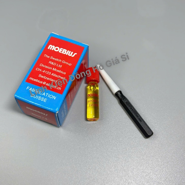 Dầu tra máy đồng hồ cơ tự động Thuỵ Sỹ Moebius 8000/4 2ml(giá 1 lọ) dụng cụ sửa đồng hồ