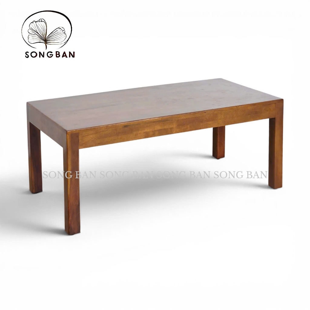 Bàn Sofa Gỗ Cao Su, Bàn Ăn Ngồi Bệt Cao 50cm - Gỗ Song Bản
