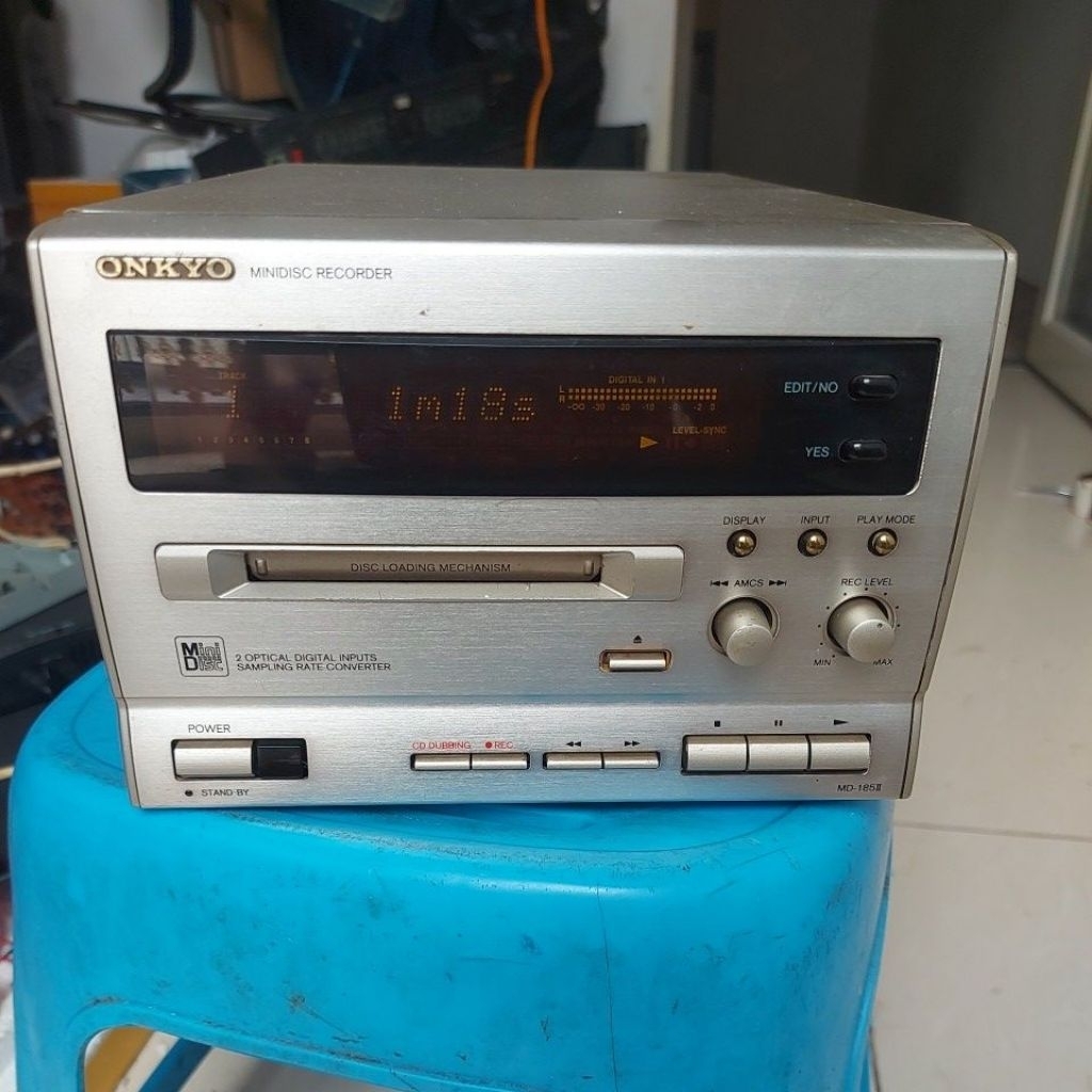 (đã qua sử dụng) đầu đĩa md  Onkyo , điện 110v