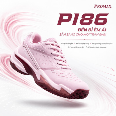 Giày pickleball nữ Promax PI86 - Giày pickleball cao cấp chính hãng