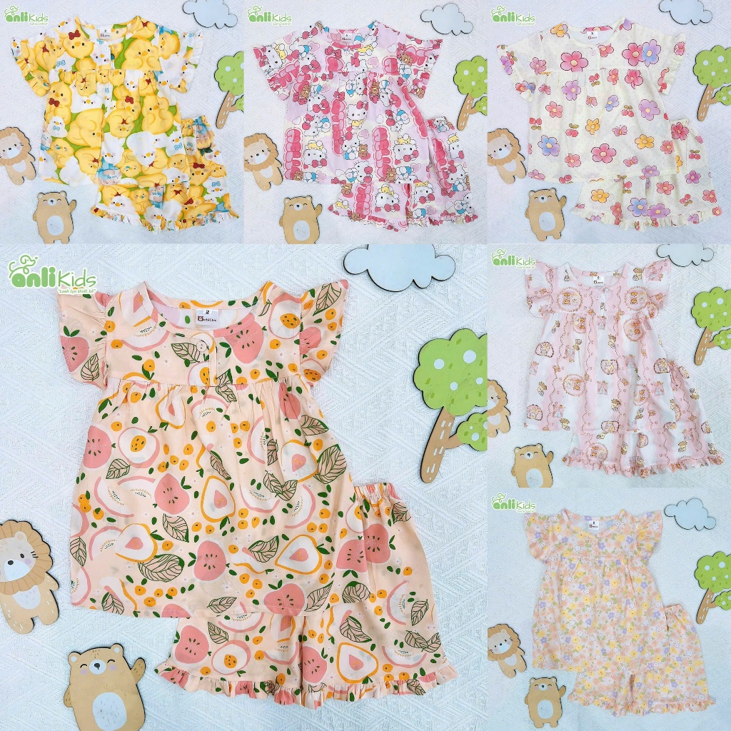 [45-52kg] Bộ Tole Đùi Mặc Nhà , Đồ Tole Lanh Nữ Size M (45-52kg - Chiều Cao <1m55) - AnLi Kids Hàng 