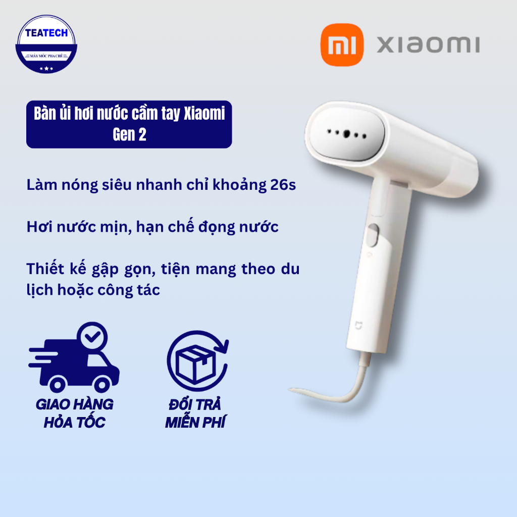 Bàn ủi hơi nước cầm tay Xiaomi gen 2