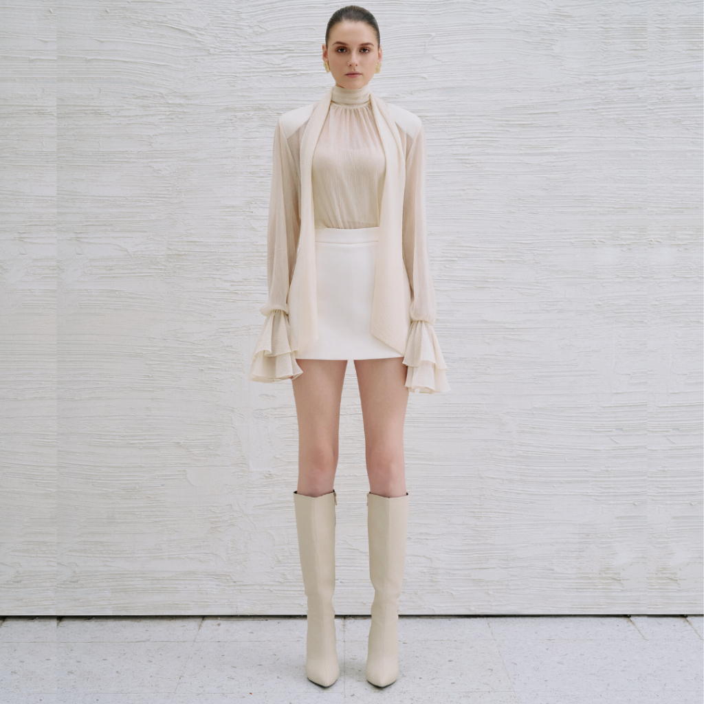 Chân Váy A Ngắn Nữ WHITE ANT Trơn DURIN MINI SKIRT 111100018