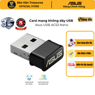 Usb wifi asus usb-ac53 a/b/g/n/ac 2.4ghz/5ghz 300+867mbps - hàng chính hãng
