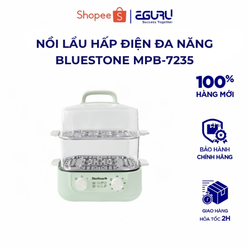 Nồi Lẩu Hấp Điện Đa Năng BlueStone MPB-7235 - 15 Lít - Bảo Hành Chính Hãng