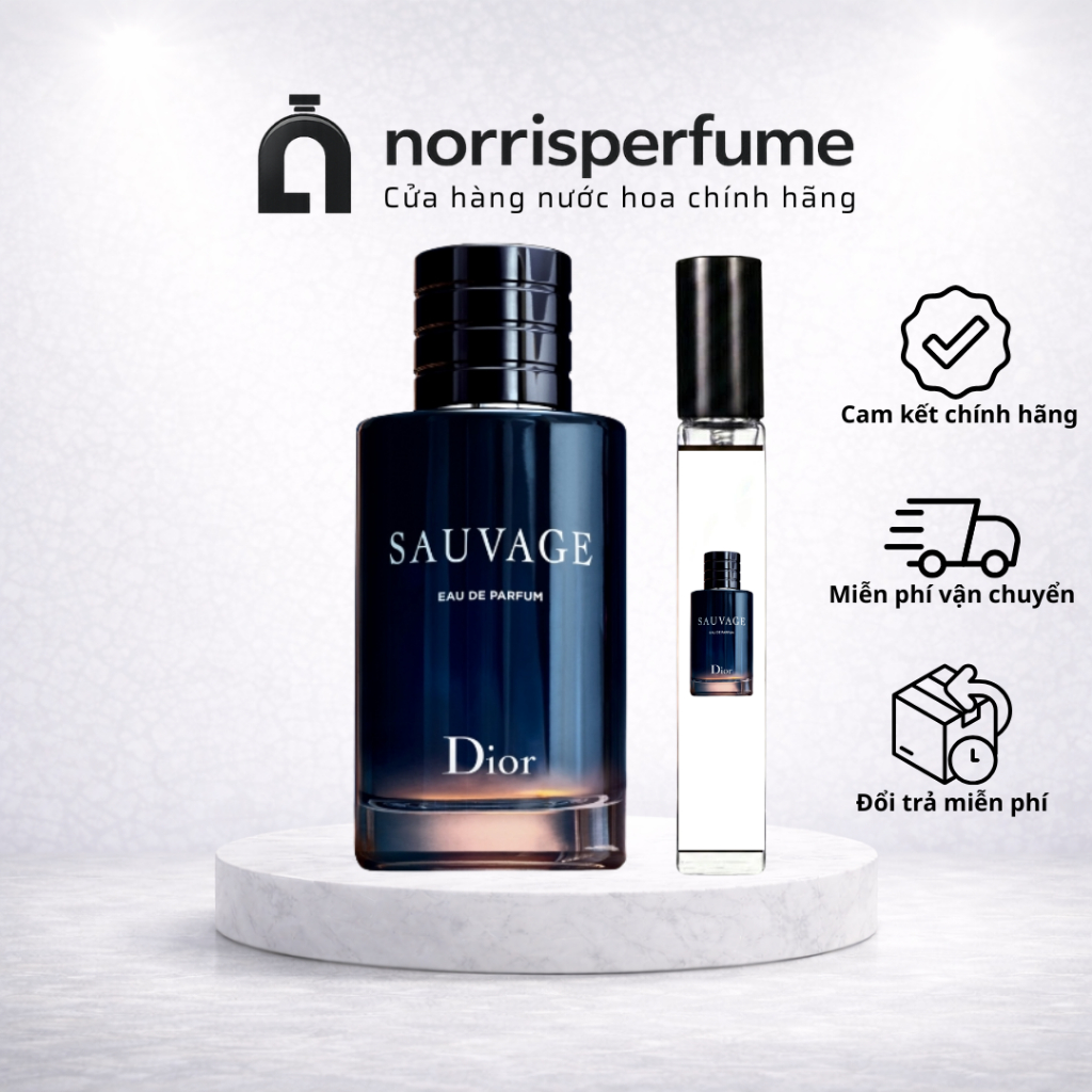 [Chính hãng] Nước Hoa Nam Chiết 10ml Dior Sauvage EDP – Quyến Rũ, Sang Trọng & Đẳng Cấp