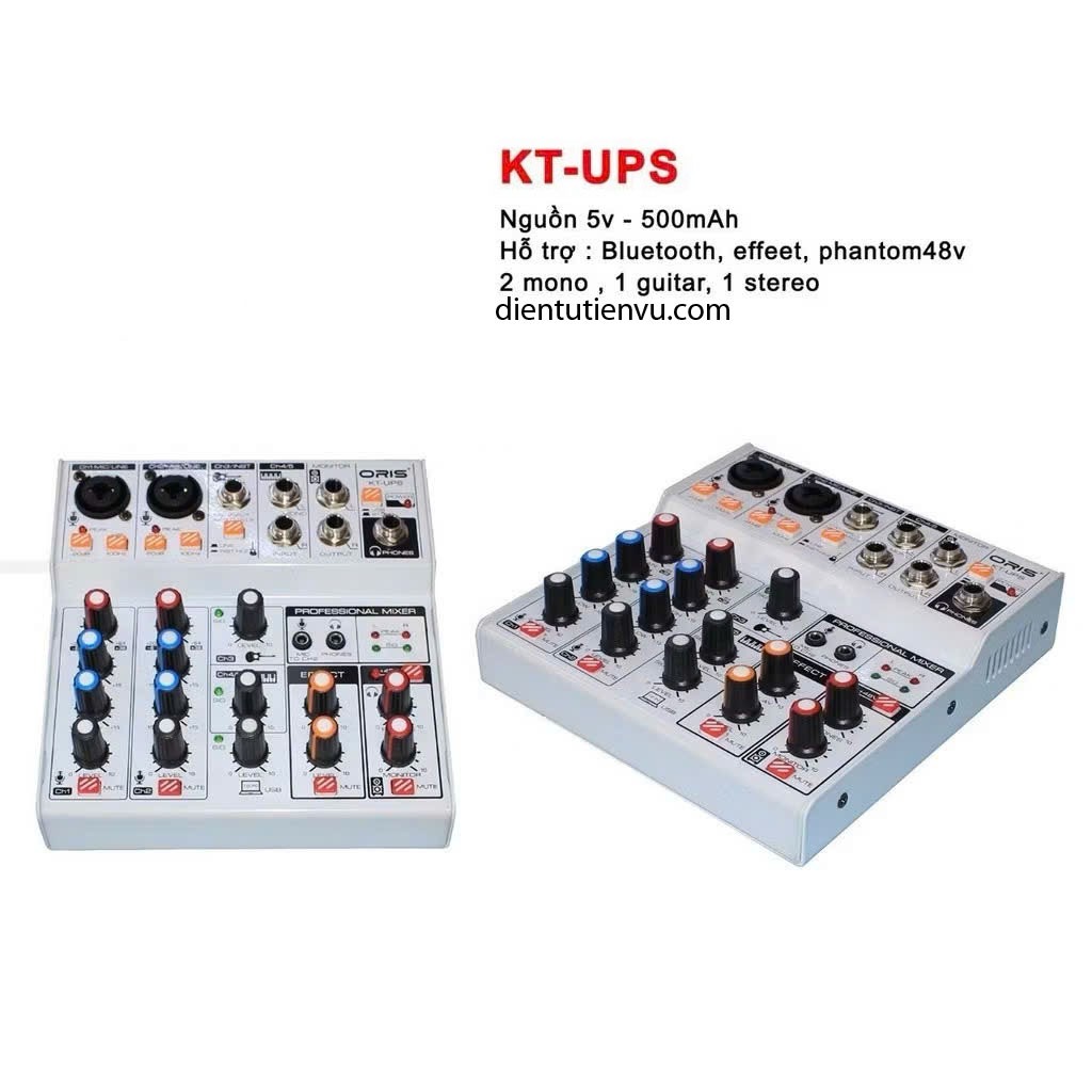 [Mã ELHACE giảm 4% đơn 300K] Bàn Mixer mini Oris KT-UPS có Bluetooth