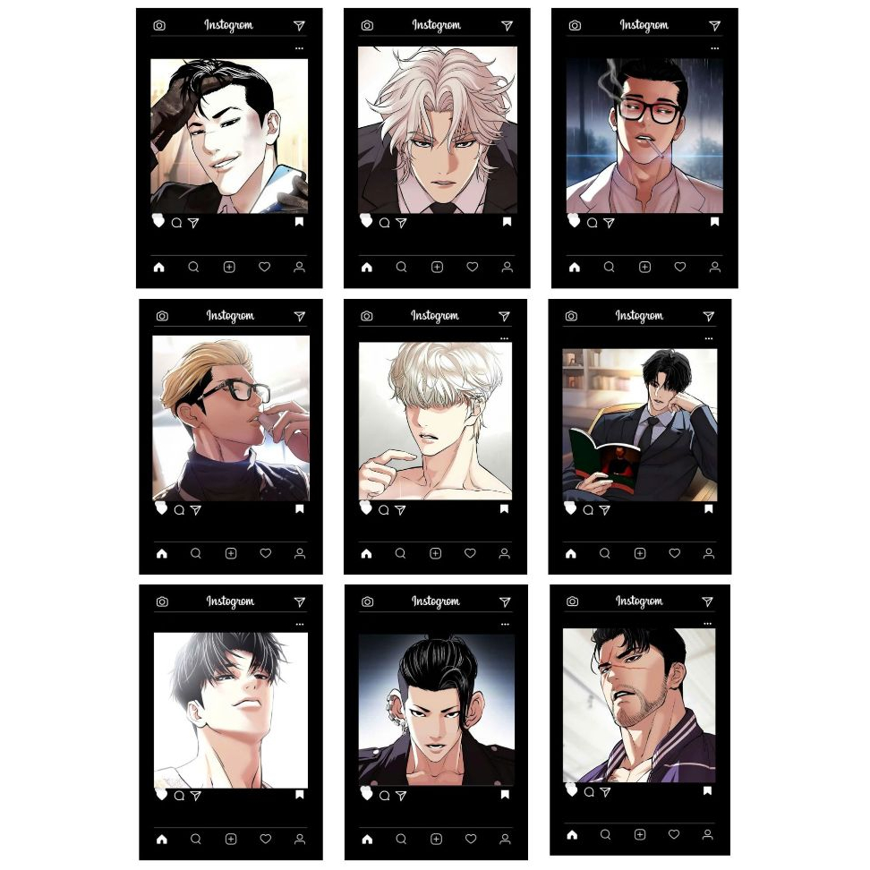 Pola khung Instagram 6x9 cm Lookism (Hàng thiết kế)