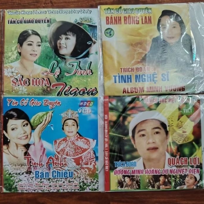 Combo 4 VCD tân cổ giao duyên