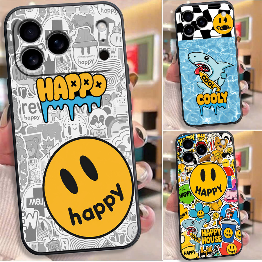 Ốp Lưng điện thoại IP IP 17 / IP 17 AIR / IP 17 PRO / IP 17 PRO MAX Ốp Lưng in hình mặt cười happy