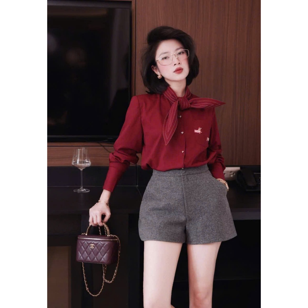 [ BOHEE ] - Quần short dạ  - Q176