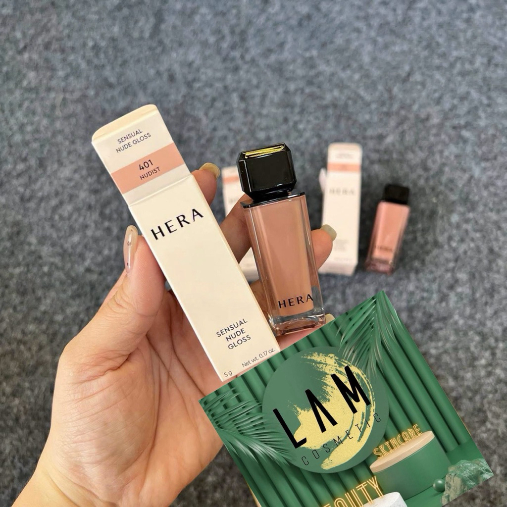 [CHÍNH HÃNG 100%] SON BÓNG HERA SENSUAL NUDE GLOSS #401 NUDIST